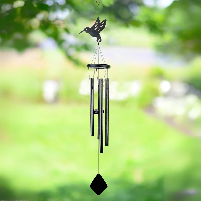 Red Carpet Studios Hummingbird Silhouette Wind Chime  40
