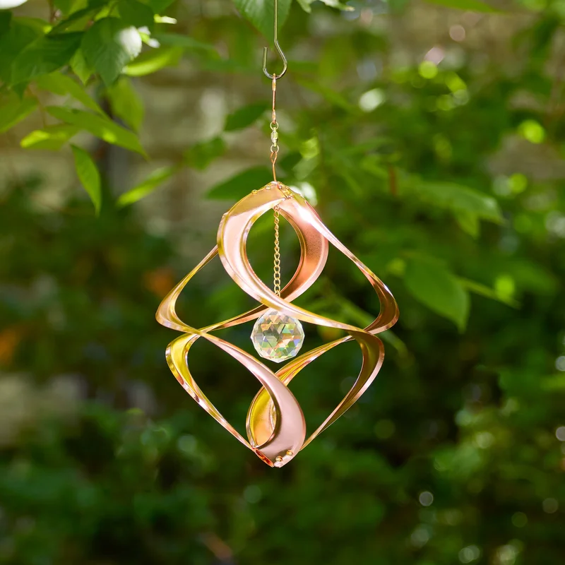 Red Carpet Studios Red Carpet Studios Copper Cosmix Garden Spinner with Crystal -11)
