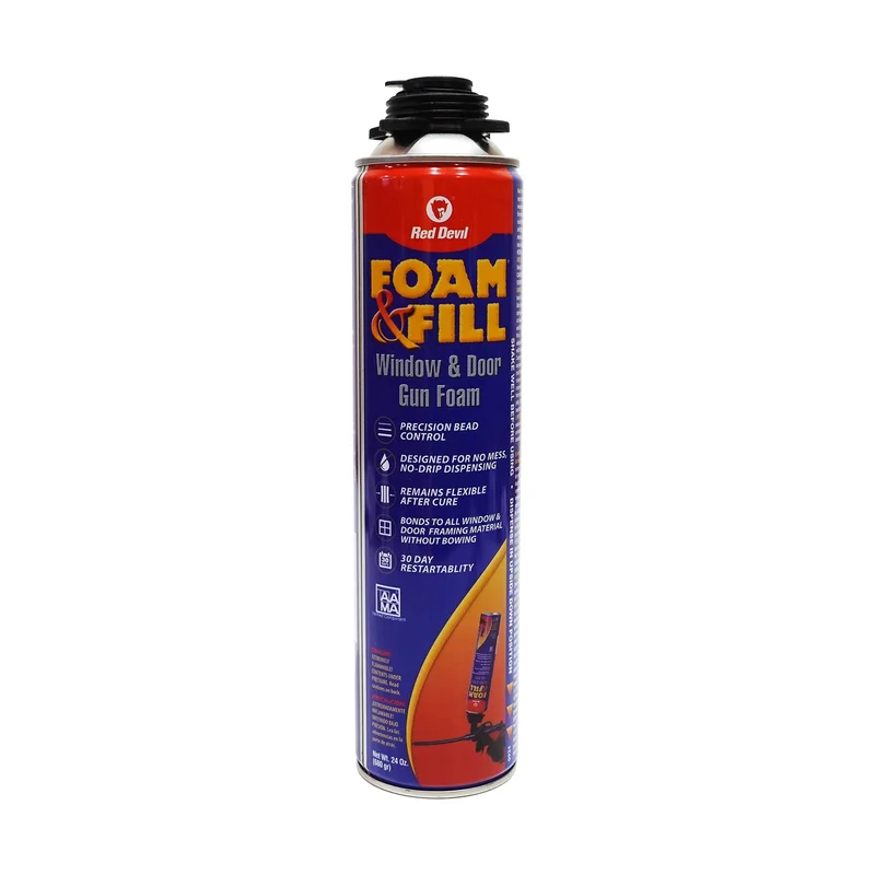 Red Devil Foam & Fill Window and Door Polyurethane Gun Foam Sealant 24 Oz Off White Off White