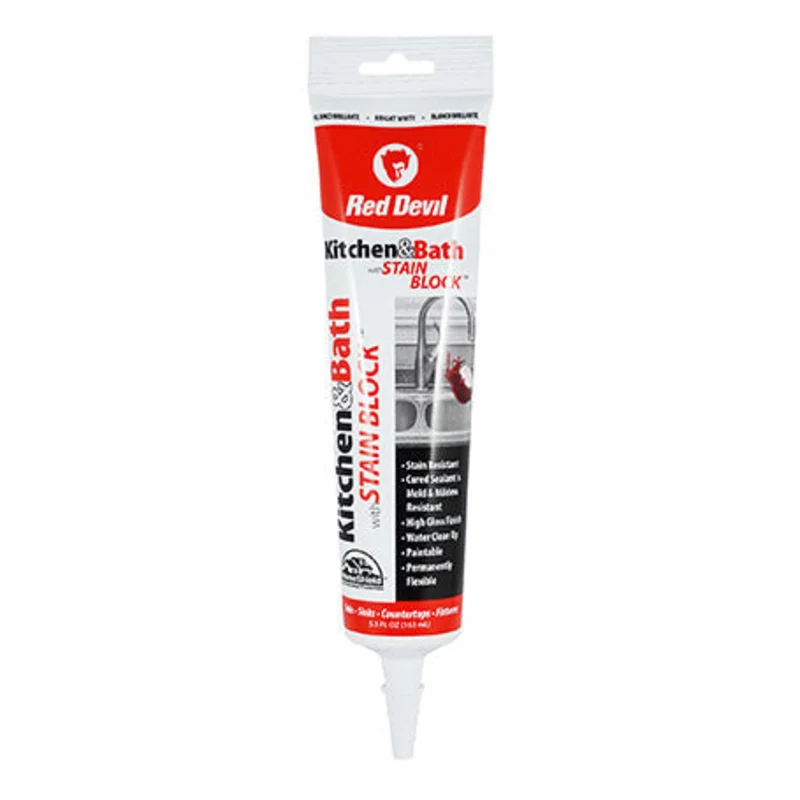 Red Devil Kitchen & Bath Stain Block 5.5 FL. OZ. Squeeze Tube Bright White Bright White