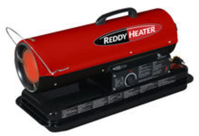 Reddy Heater RFA50 50,000 BTU Kerosene Forced Air Heater, Indoor/Outdoor Use - RFA50