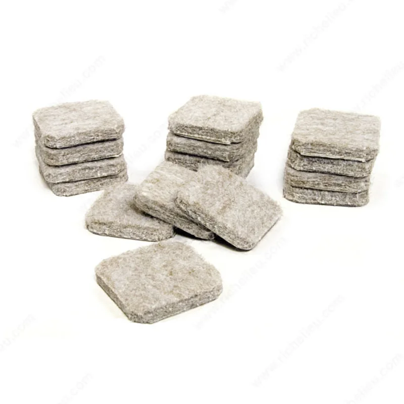 Richelieu Hardware ECO FELTAC Beige Square Felt Pads