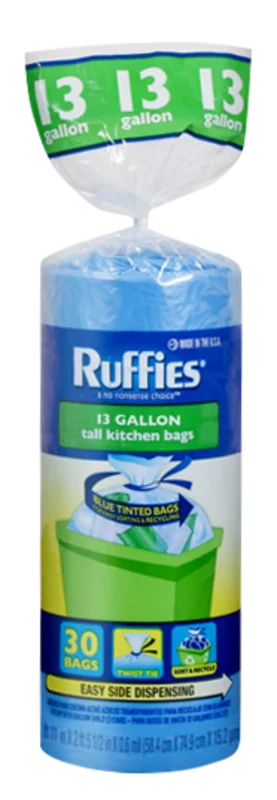 Ruffies Sort & Recycle Bags 33 Gallon