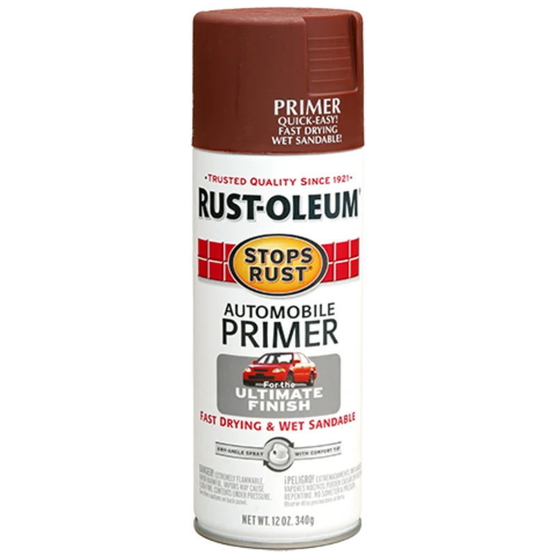 Rust-Oleum Automotive Primer Spray Flat Red Flat Red