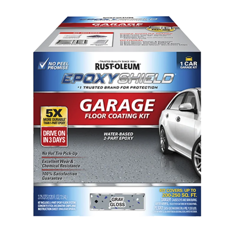 Rust-Oleum Garage Floor Coating Gray Gloss Gray Gloss