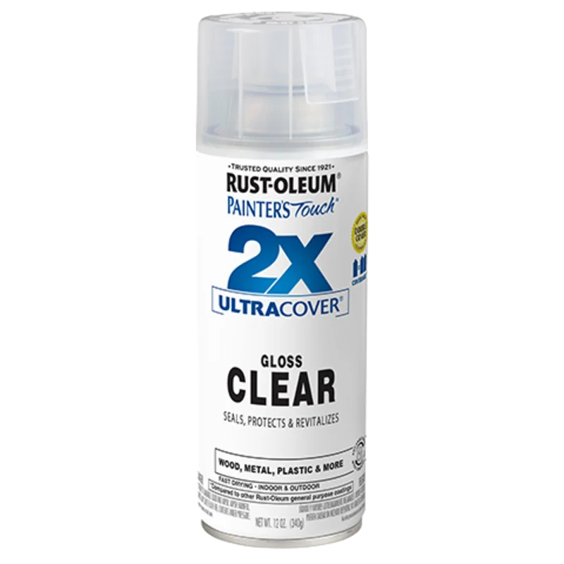 Rust-Oleum Painter's Touch 2X Ultra Cover Clear Spray Paint Matte Clear