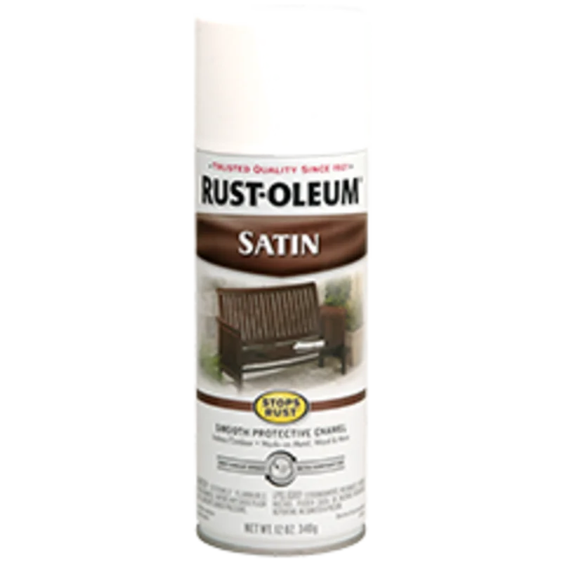 Rust-Oleum Satin Enamel Spray White White