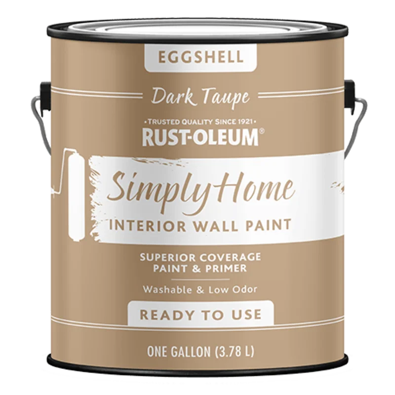 Rust-Oleum Simply Home Interior Wall Paint Eggshell Dark Taupe Eggshell Dark Taupe
