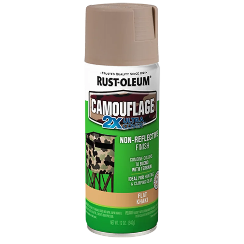 Rust-Oleum Specialty Camouflage Spray Paint Flat Khaki