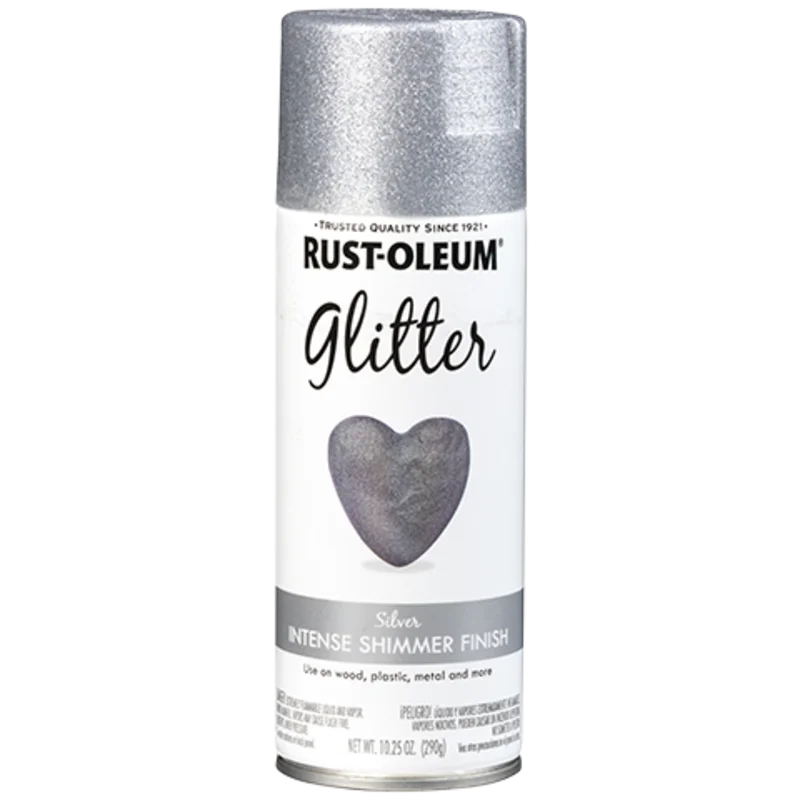 Rust-Oleum Specialty Glitter Spray Paint Silver 10.25 oz