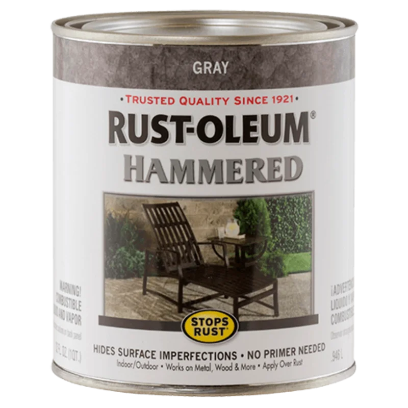 Rust-Oleum Stops Rust Hammered Gray Silver