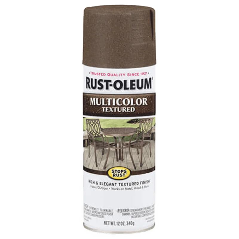 Rust-Oleum Stops Rust MultiColor Textured Spray Paint Autumn Brown Autumn Brown
