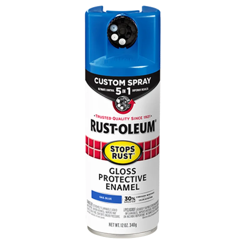 Rust-Oleum Stops Rust Protective Enamel with Custom Spray 5-in-1 Gloss Dark Hunter Green