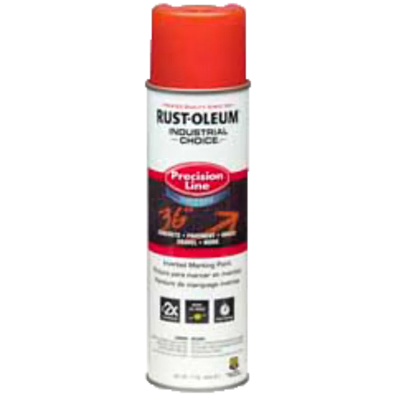 Rust-Oleum System Water-Based Precision Line Marking Paint Fluorescent Red Fluorescent Red