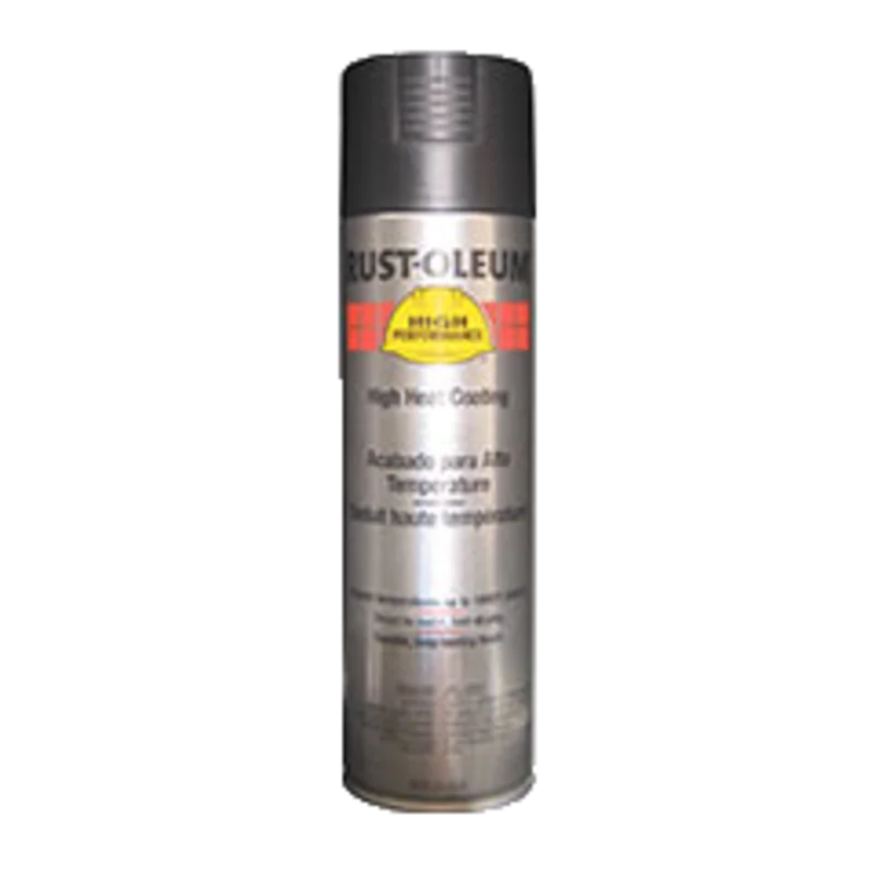 Rust-Oleum V2100 System High Heat Spray 15 Oz Black Black