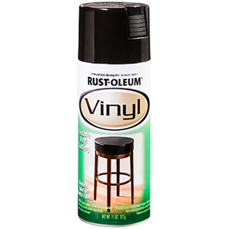 Rust-Oleum Vinyl Spray 12 oz Black Black