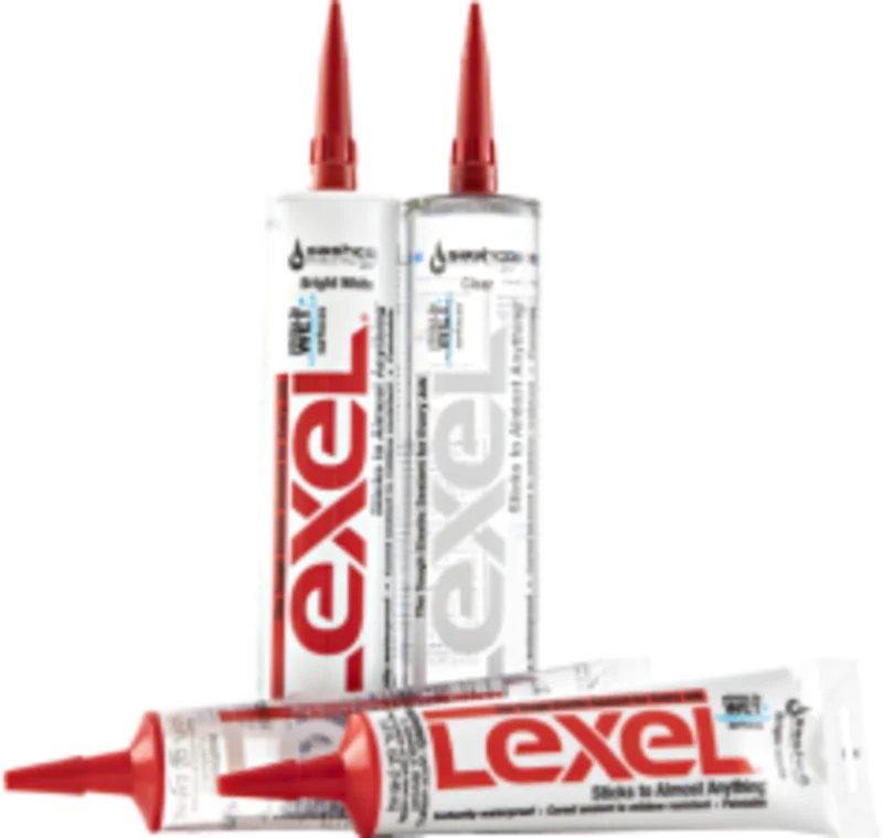 Sashco Lexel 5 Oz. Caulk Polymer Sealant, Clear