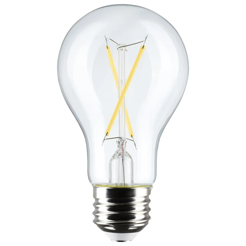 Satco Lighting S12460 5A19/CL/LED/E26/927/4PK/120V LED Clear