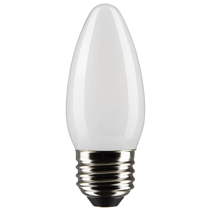 Satco Lighting S21836 4B11/LED/927/FR/120V/E26/2CD LED Frosted Bulb