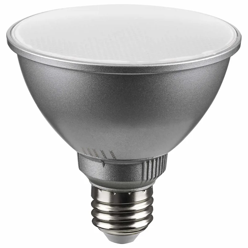 Satco S11583 11 Watt PAR30SN LED Medium Base Silver Finish CCT Selectable 120 Volt