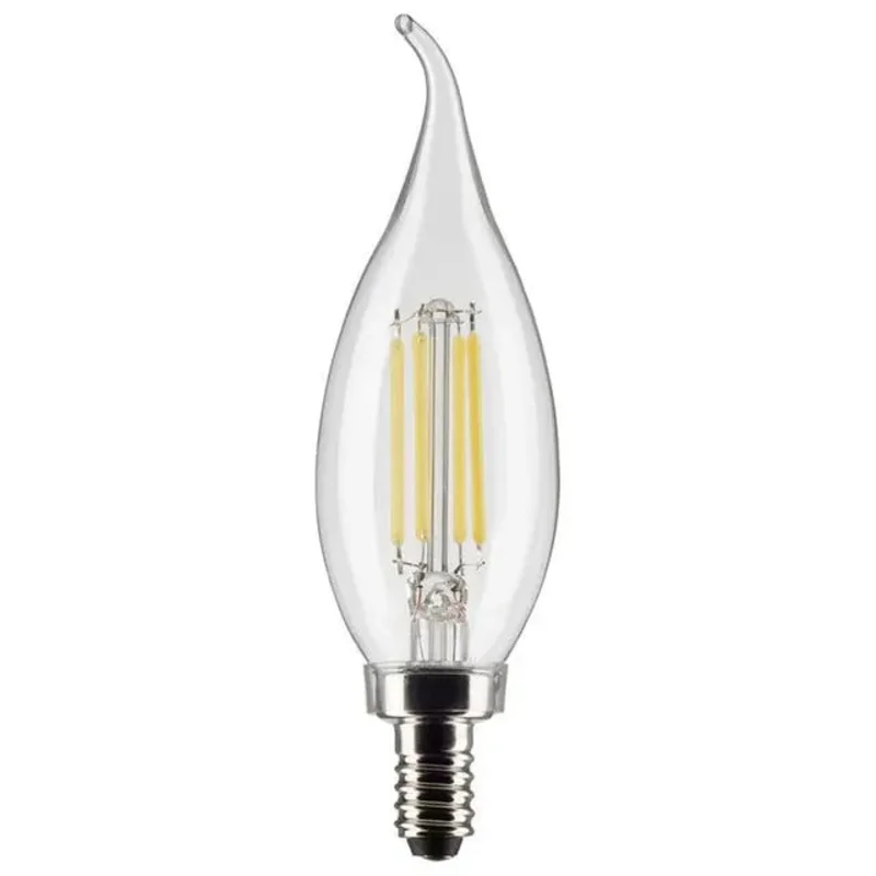 Satco S21840 4 Watt CA10 Candelabra Base LED Bulb