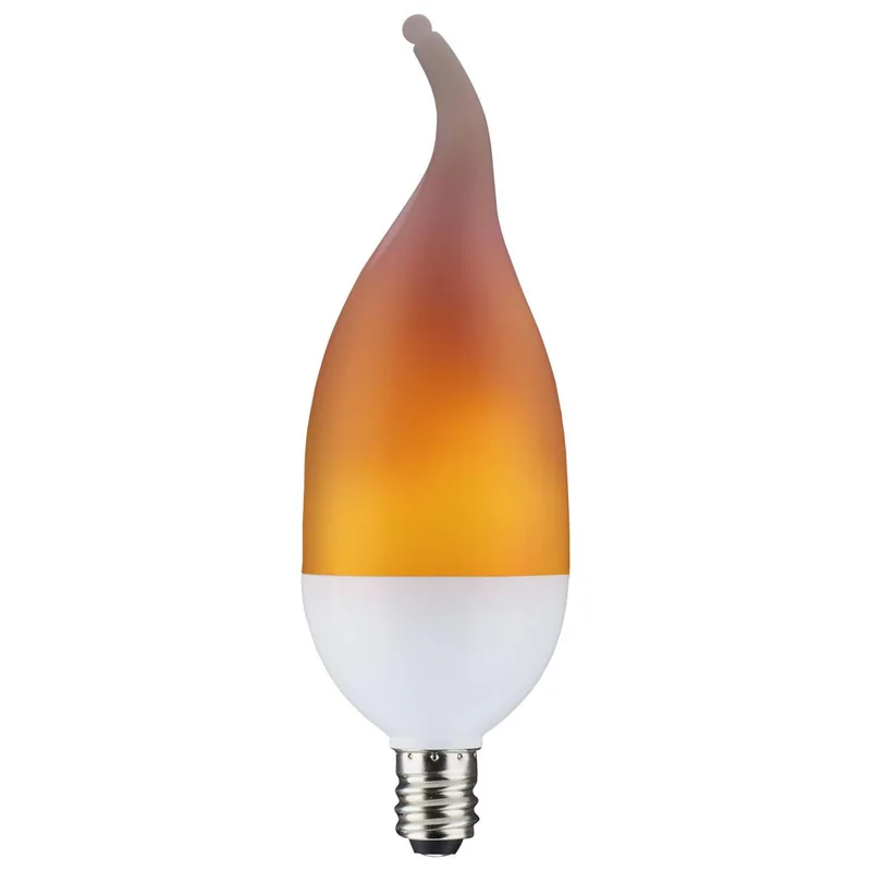 Satco S29807 2/LED/B11/FLAME/814/120V/E12 Light Bulb