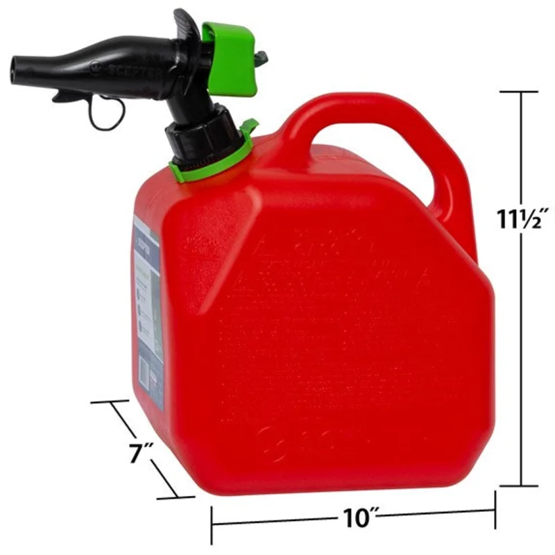 Scepter 2 Gallon Smartcontrol Gasoline Can Red