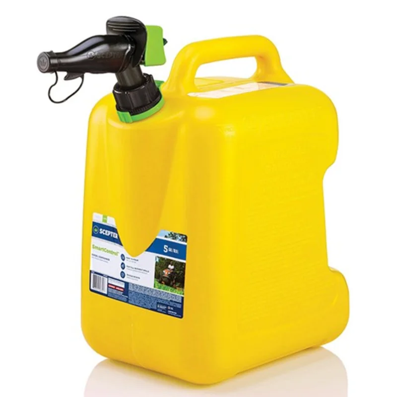 Scepter 5 Gallon Smartcontrol Diesel Can With Rear Handle, Yellow Yellow