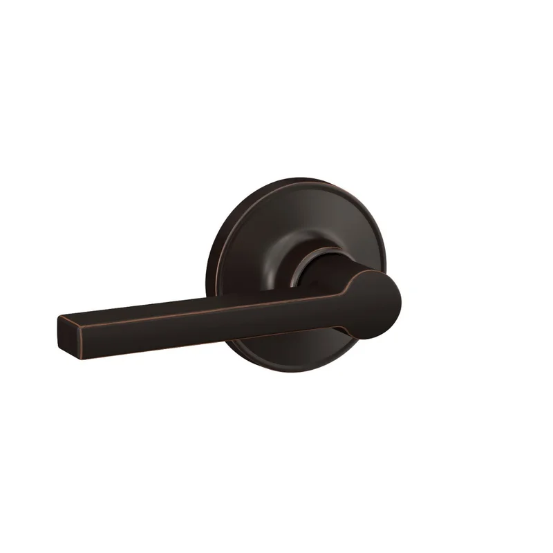 Schlage J Series Solstice Lever Hall & Closet Lock Aged Bronze