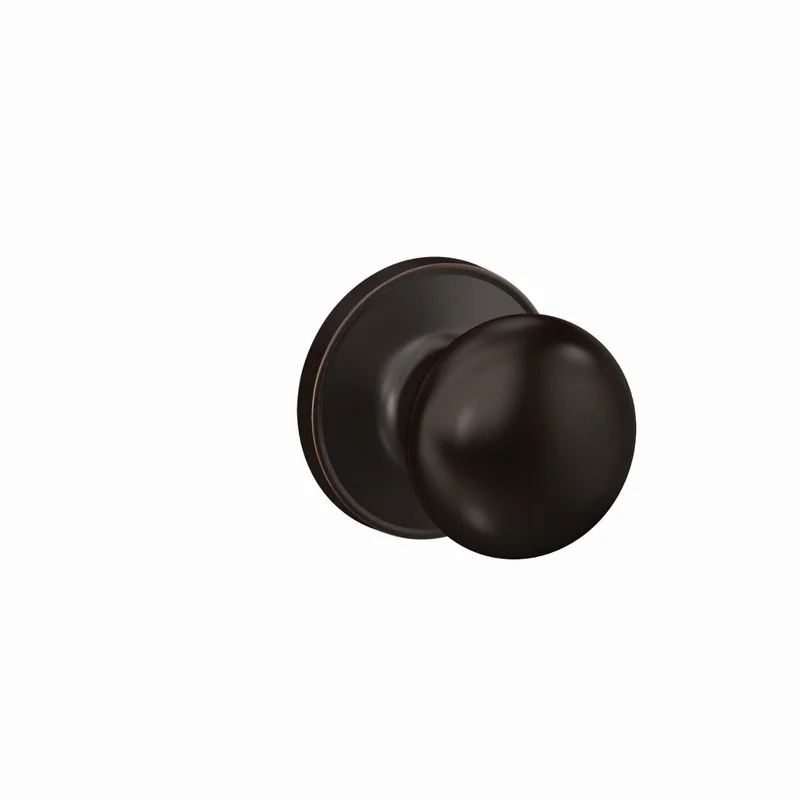 Schlage J Series Stratus Knob Hall & Closet Lock Aged Bronze