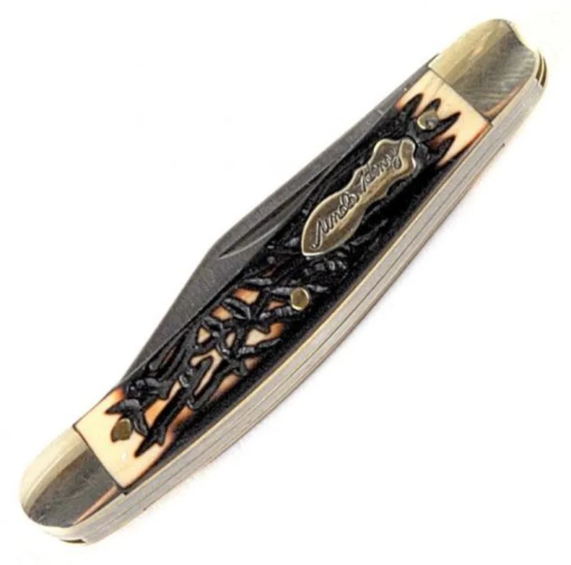 Schrade Knives Reasonable Price Schrade Uncle Henry 807UH 2 3/4 J.R. 3 Blade Pocket Knife