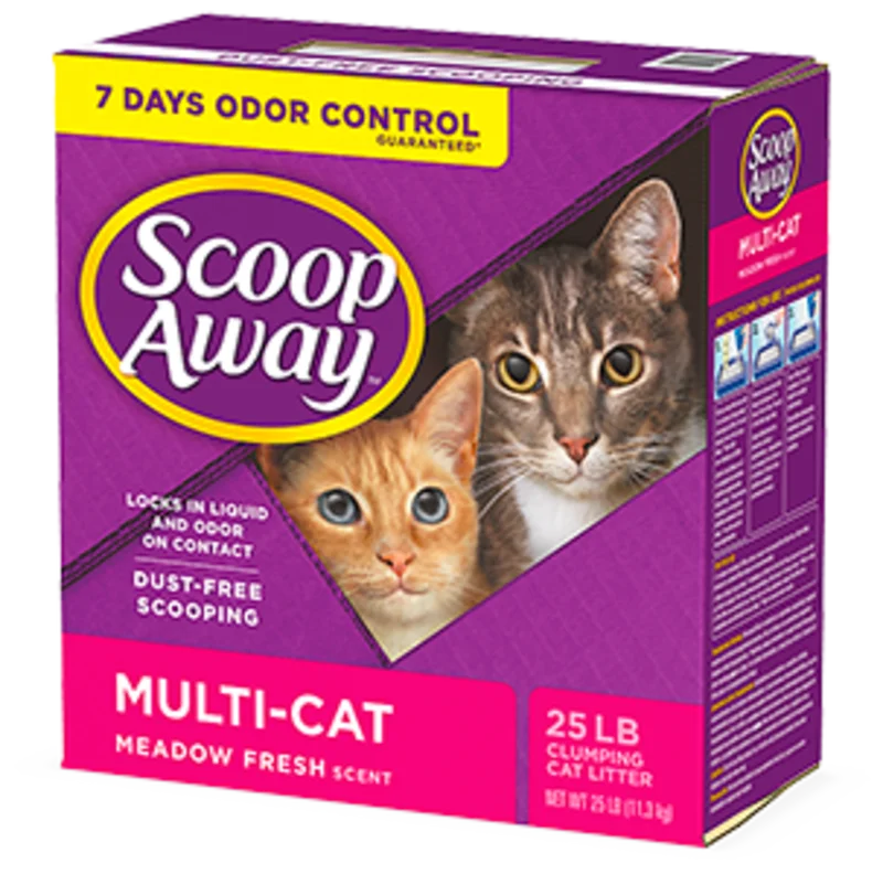 Scoop Away Multi-Cat Scented Litter Clumping Cat Litter 14 lb