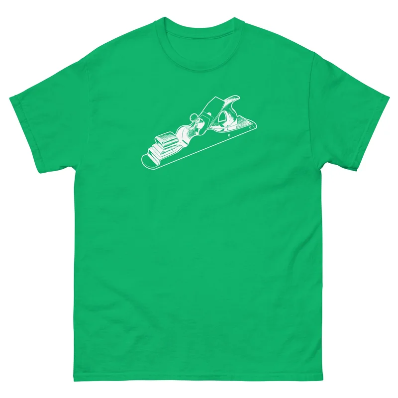 Scottish Infill Hand Plane Woodworking T-Shirt (Multiple Colors) Maroon