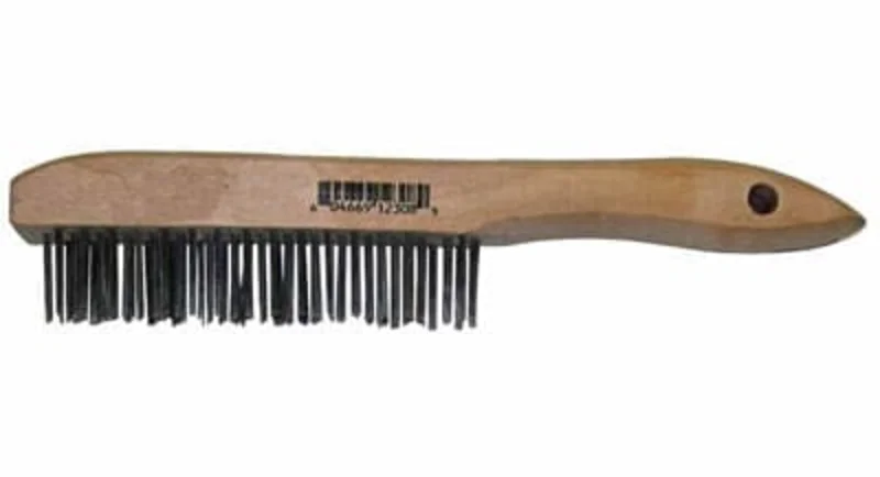 Scratch Brush - Shoe Handle Stainless BW-9112