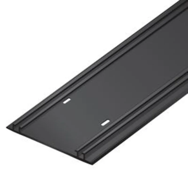 Screen Tight 3-1/2 in. x 96 in. Porch Screening System Base Strip, Black Black