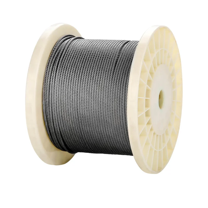 Senmit 1/8 Stainless Steel Aircraft Wire Rope for Deck Cable Railing Kit, 7 x 7 500 Feet 316 Marine Grade,SC500