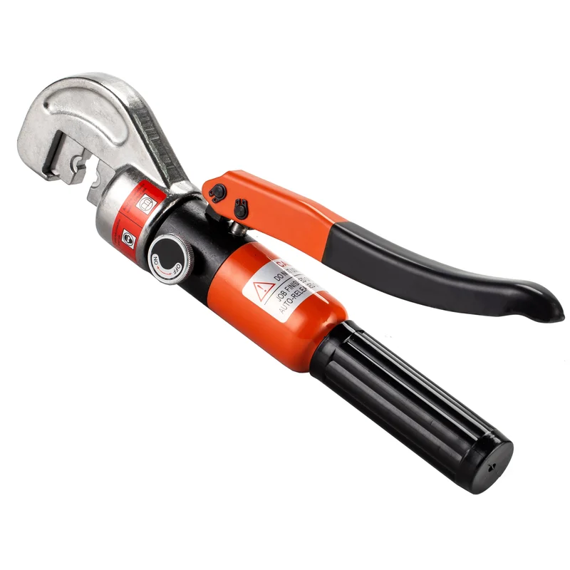Senmit 10 Ton Hydraulic Cable Crimper Hand Tool for 1/8, 3/16 Stainless Steel Cable Railing Fittings HC01