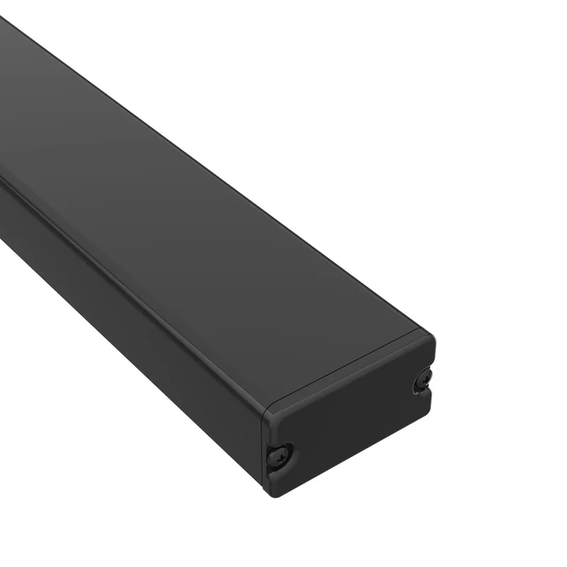 Senmit Rust-Resistant Aluminum Handrail with LED Strip Option -Available in 5ft and 6ft Lengths-TR63-2Pack