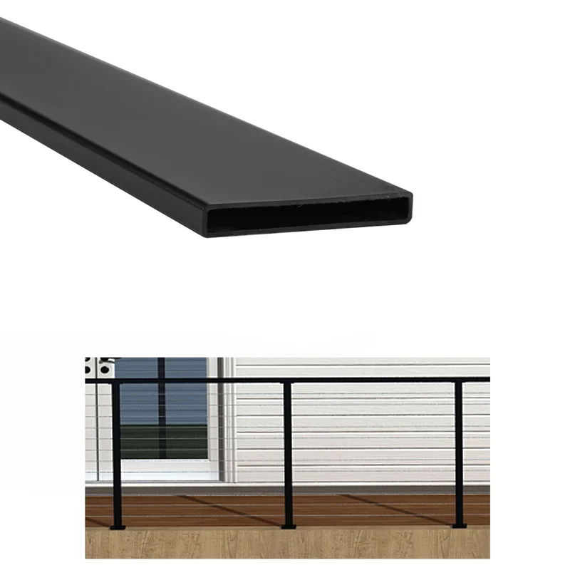 Senmit Stainless Steel Top Rail for Senmit Cable Railing Post - ( 2-3/4" 3/8")/(70 mm 10 mm )-TR70 Brushed Finish