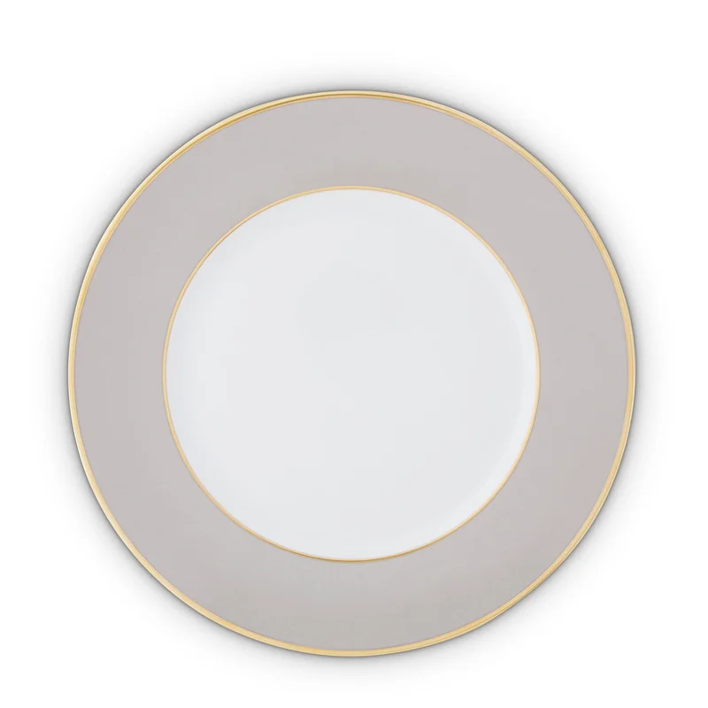 Serving Plate Gold Rim - Sale
