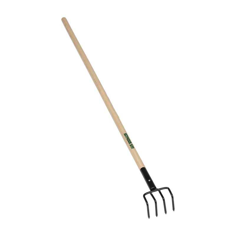 Seymour Garden Cultivator, Welded 4 Tine Head, 54" Hardwood Handle