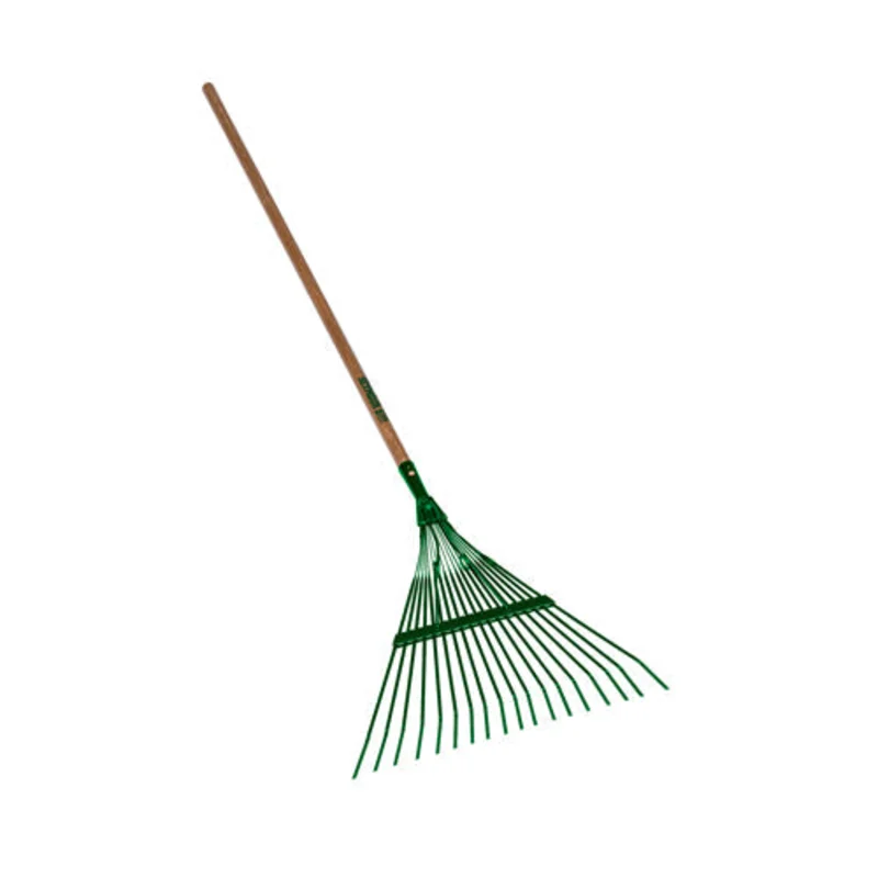 Seymour Leaf Rake, 18 Tine 18" Steel Head, 48" Hardwood Handle