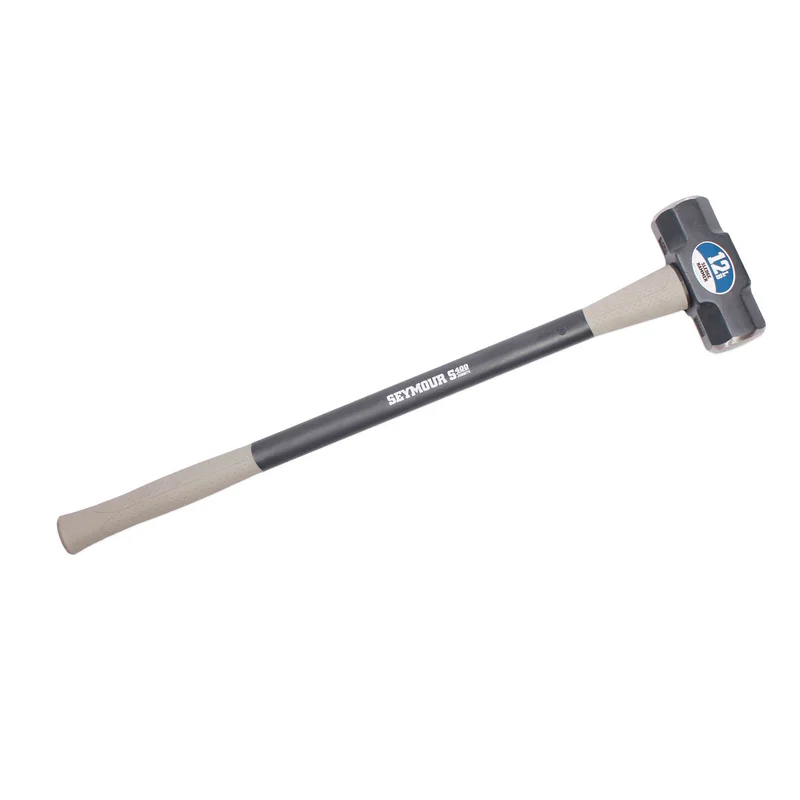 Seymour Midwest 12 lb Sledge Hammer with Cushion Grip and 36" Fiberglass Handle