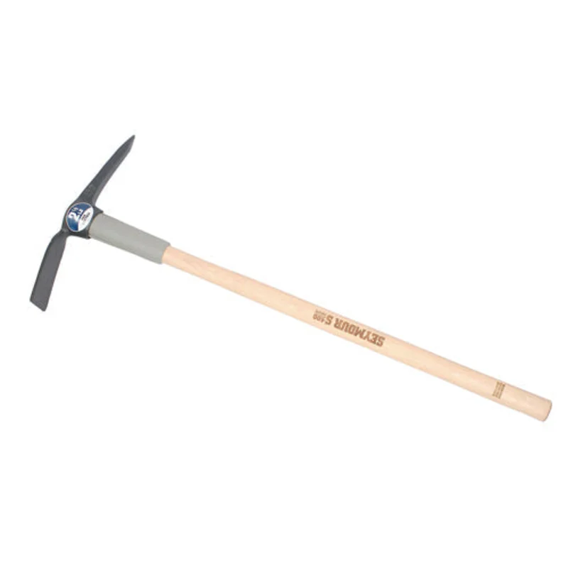 Seymour Midwest 2.5 lb Pick Mattock - Genuine American Hickory 36" Handle