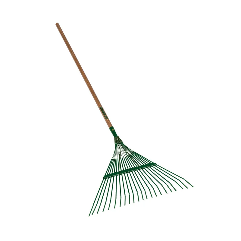 Seymour Midwest Leaf Rake, 22 Tine 22" Steel Head, 48" Tapered Hardwood Handle