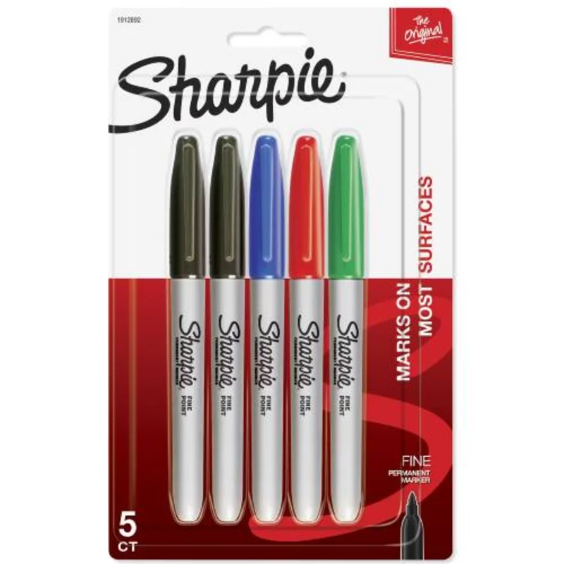 Sharpie Permanent Markers Fine Point Assorted
