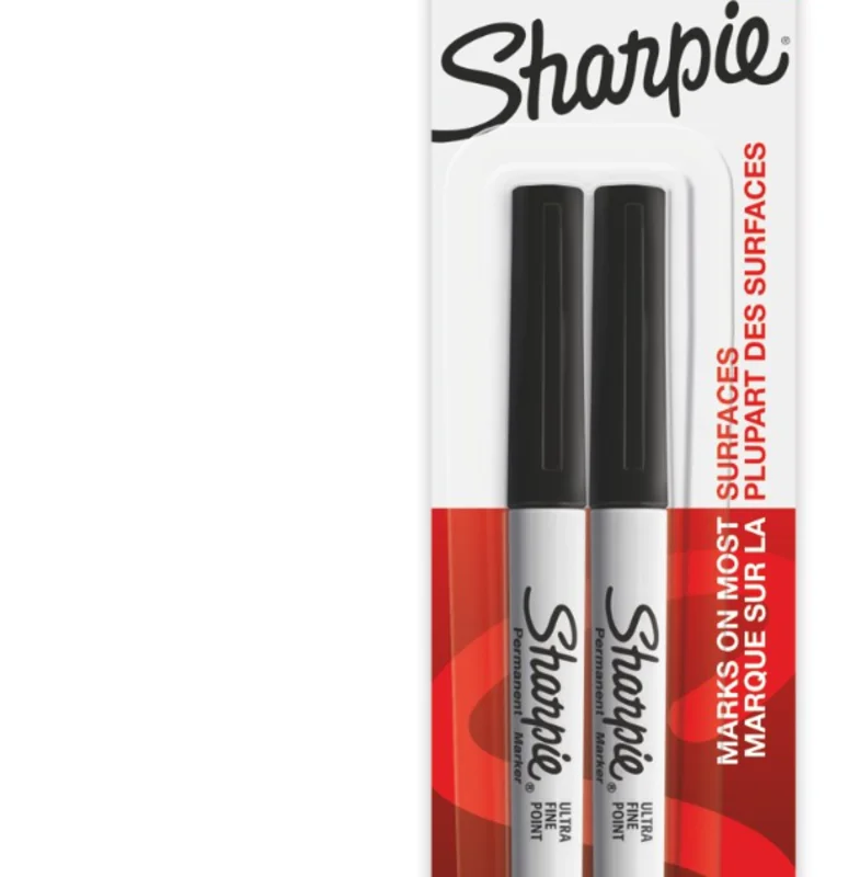 Sharpie Permanent Markers Ultra Fine Point Black