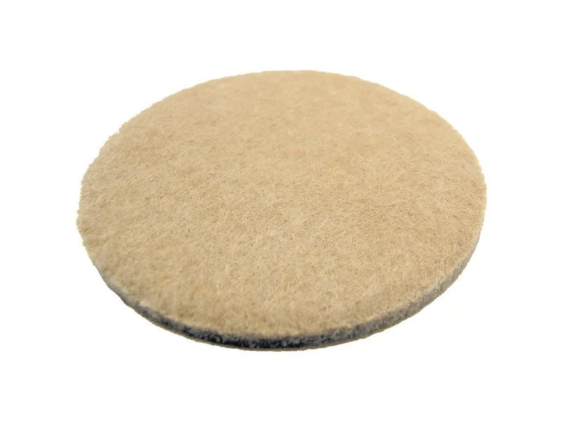 Shepherd Hardware 3-Inch Heavy Duty Self-Adhesive Felt Furniture Pads, 4-Pack, Beige Beige
