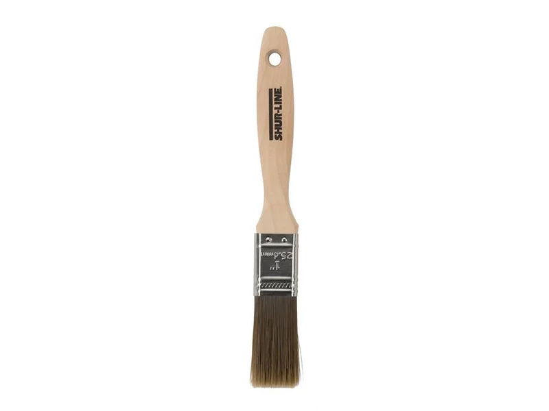 Shur-Line 1" Sable Paint Brush Flat Varnishes Solid Poly