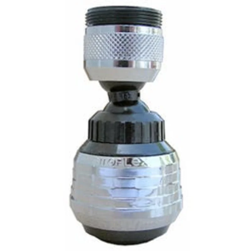 Siroflex Kitchen Swivel Spray Aerator, 360 Degree, Black & Chrome